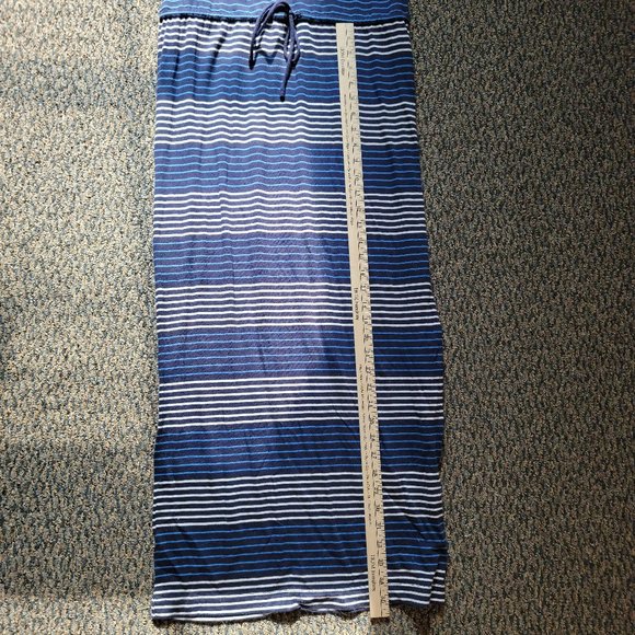 Gap Black and Blue Striped Maxi Dress Size Small - Picture 9 of 9